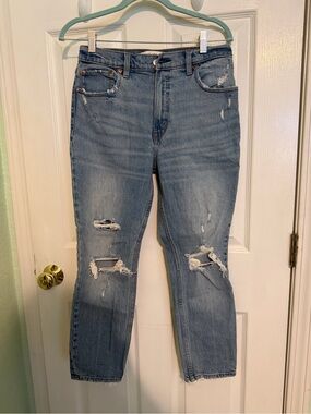 Abercrombie & Fitch Light Blue Skinny High-Rise Jeans